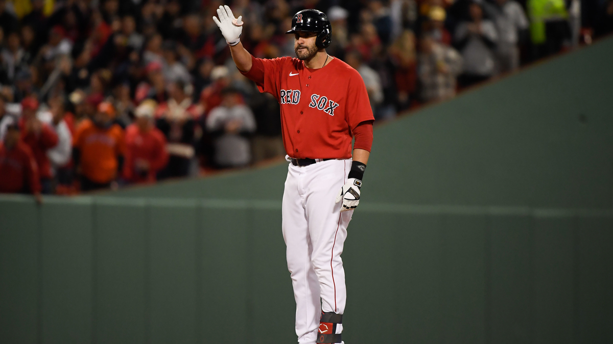 Boston Red Sox designated hitter J.D. Martinez