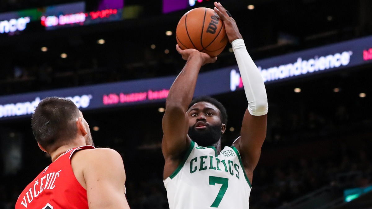 Boston Celtics guard Jaylen Brown