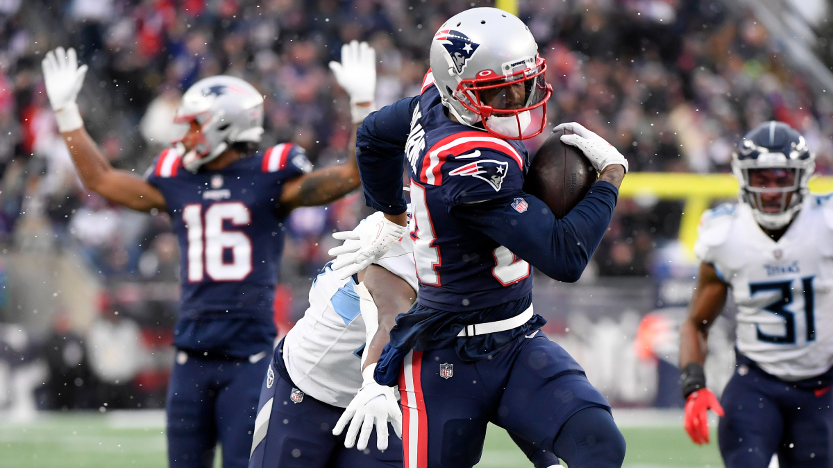 New England Patriots wide receiver Kendrick Bourne