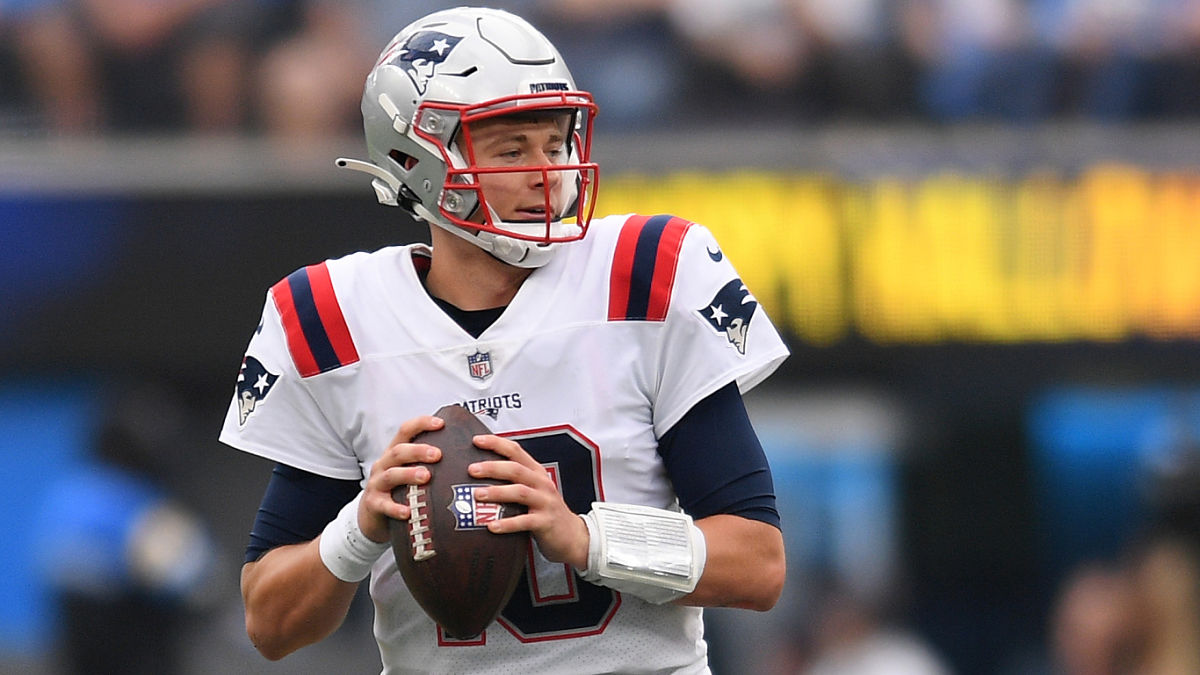 New England Patriots quarterback Mac Jones