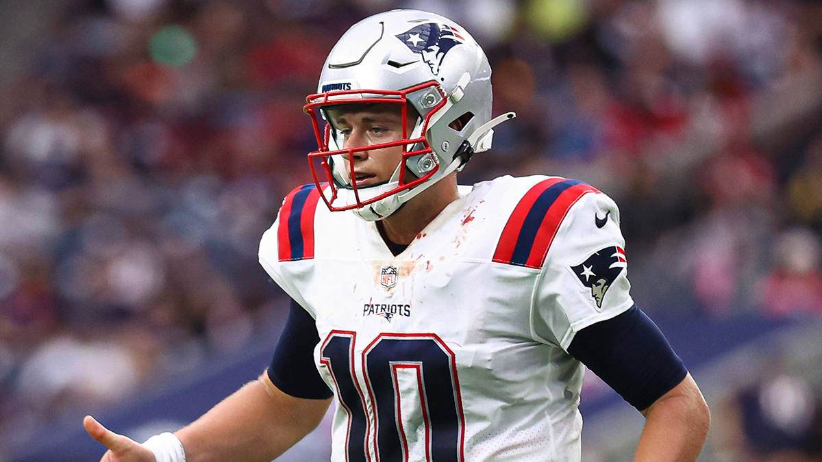 New England Patriots quarterback Mac Jones