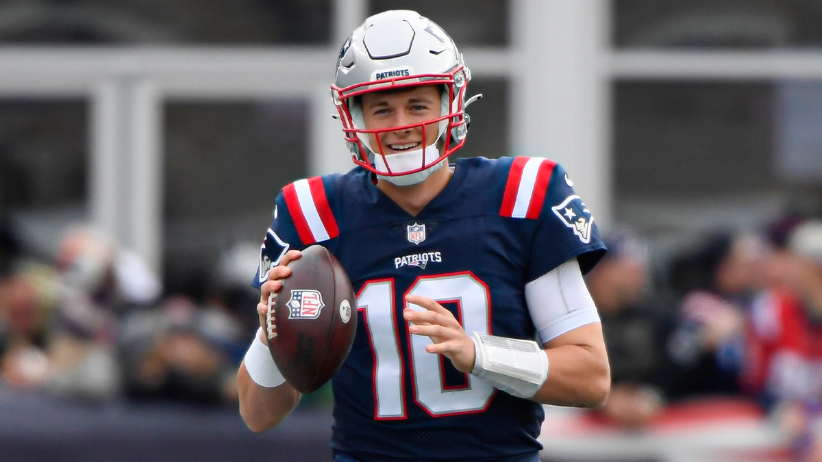 New England Patriots quarterback Mac Jones
