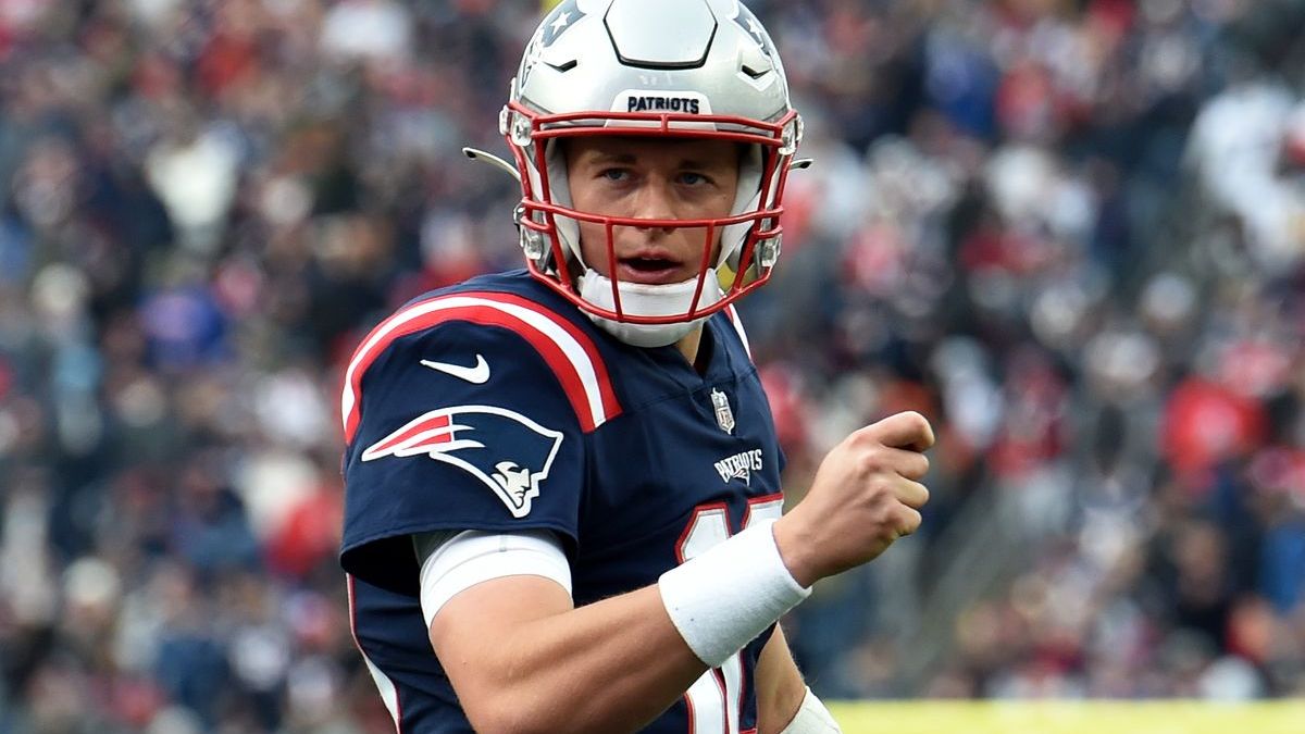 New England Patriots quarterback Mac Jones