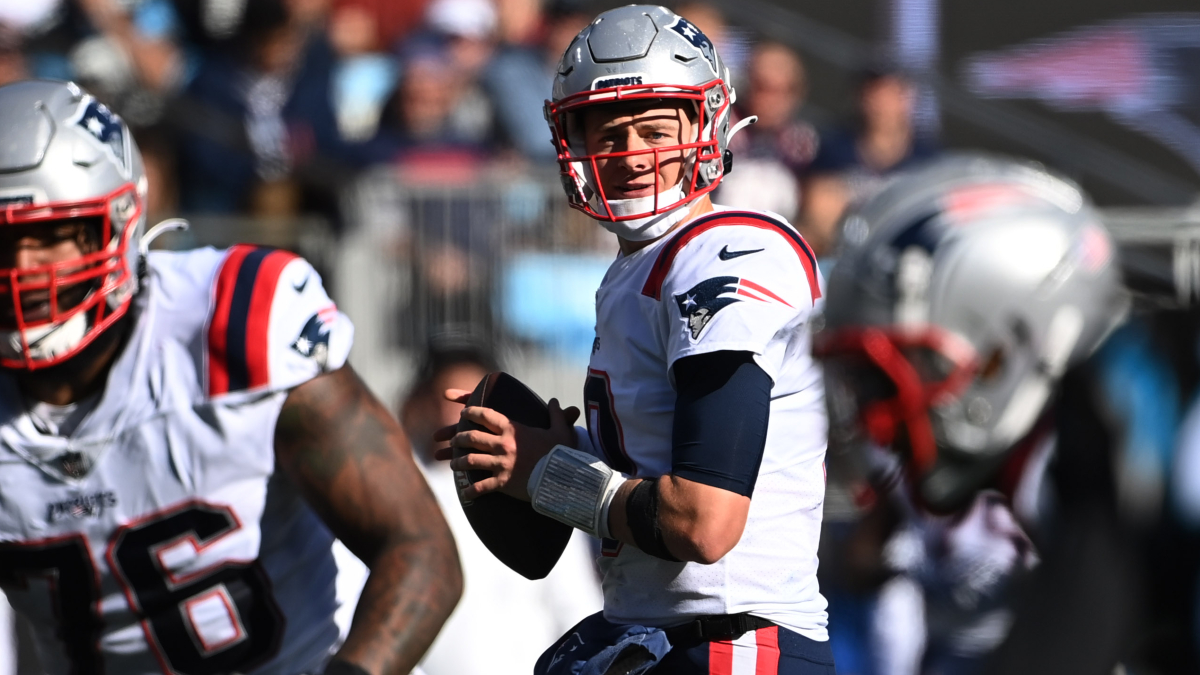 New England Patriots quarterback Mac Jones