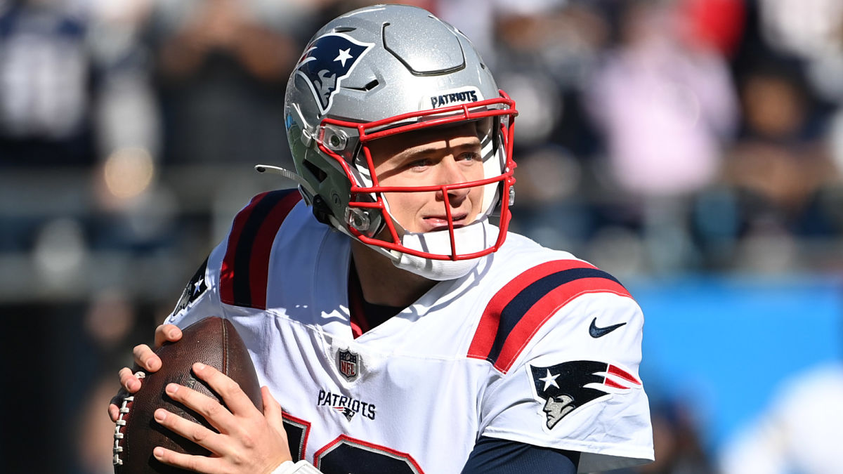 New England Patriots quarterback Mac Jones