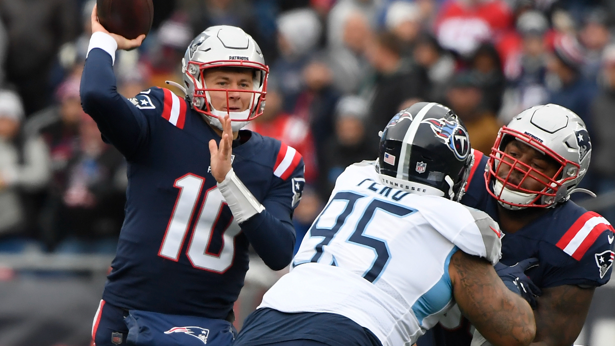 New England Patriots quarterback Mac Jones