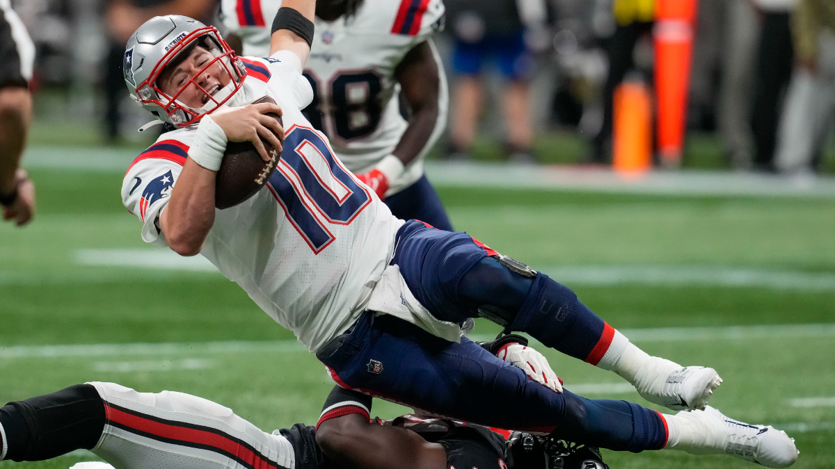 New England Patriots quarterback Mac Jones