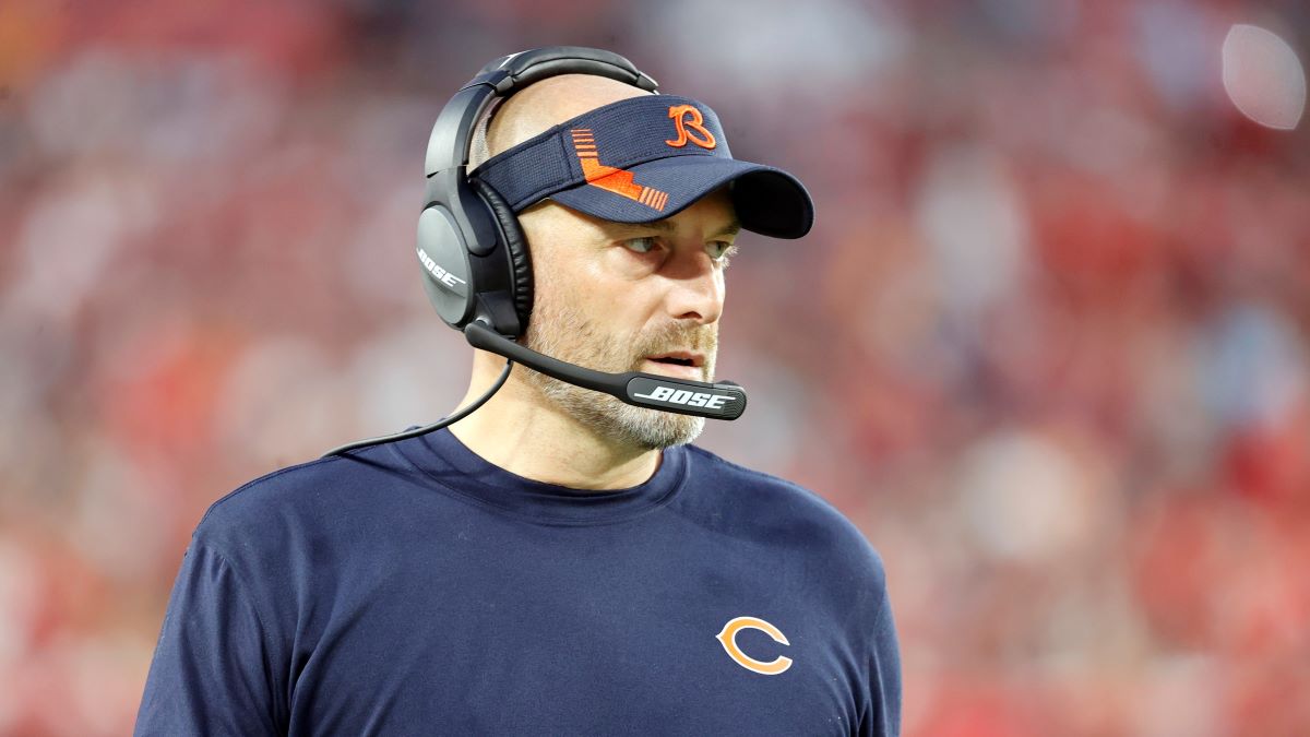 Chicago Bears coach Matt Nagy