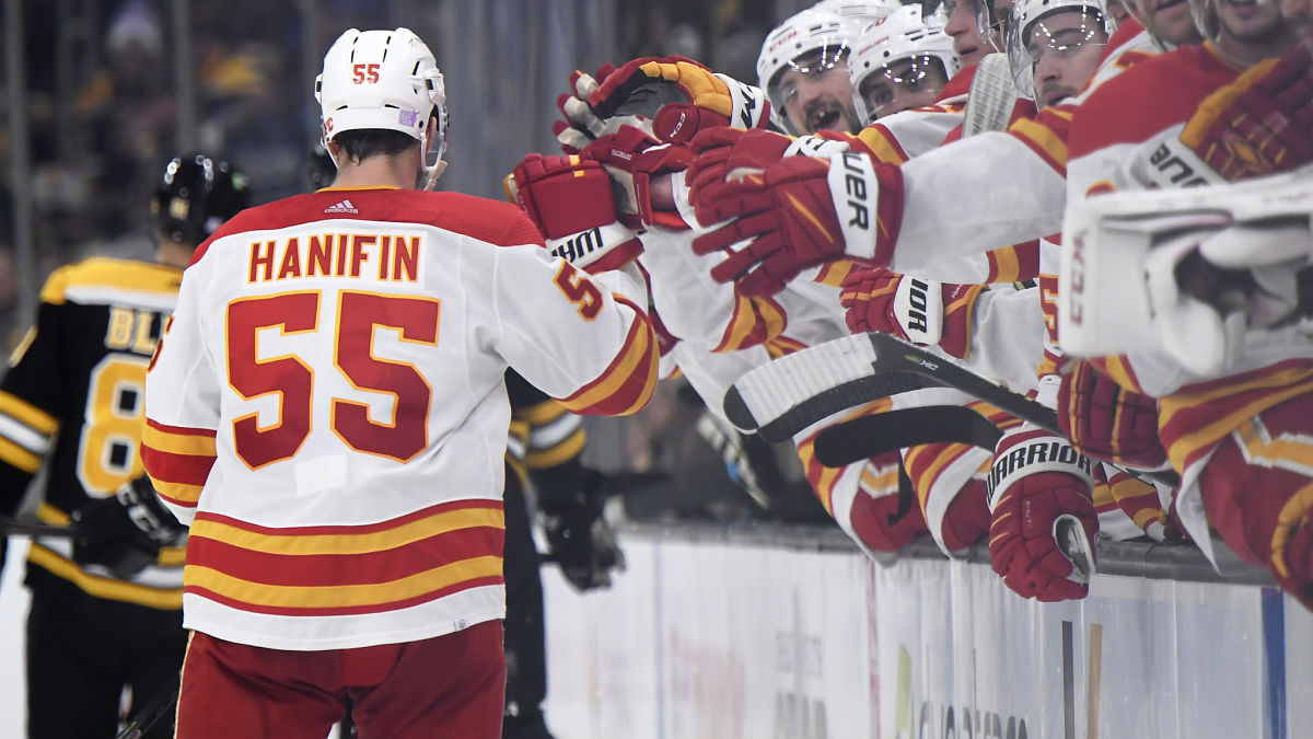 Calgary Flames Defenseman Noah Hanifin