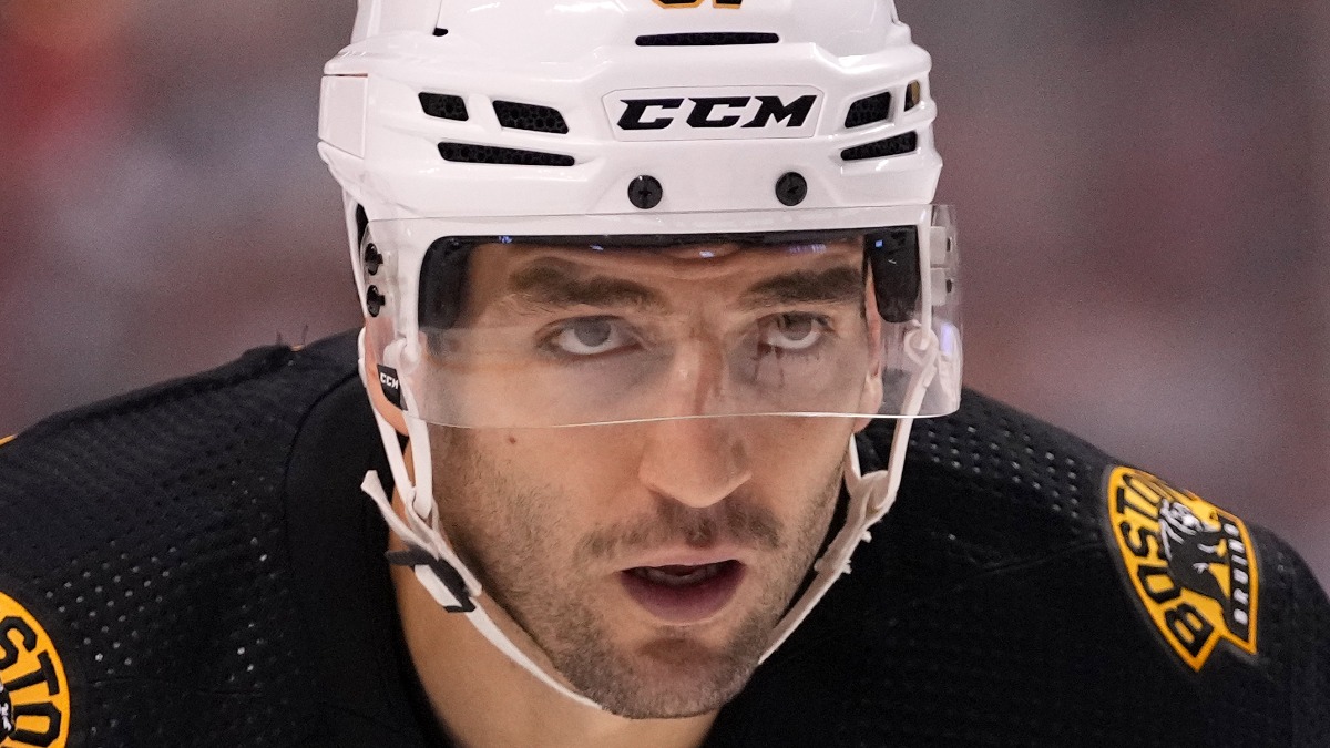 Boston Bruins center Patrice Bergeron