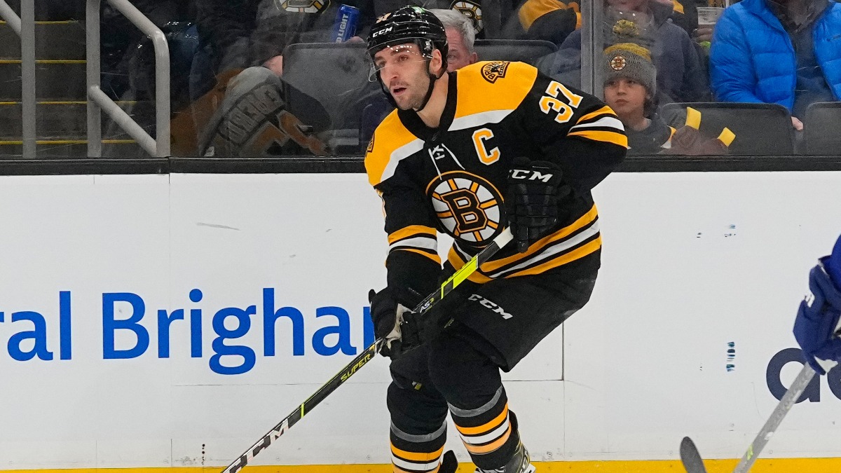 Boston Bruins center Patrice Bergeron
