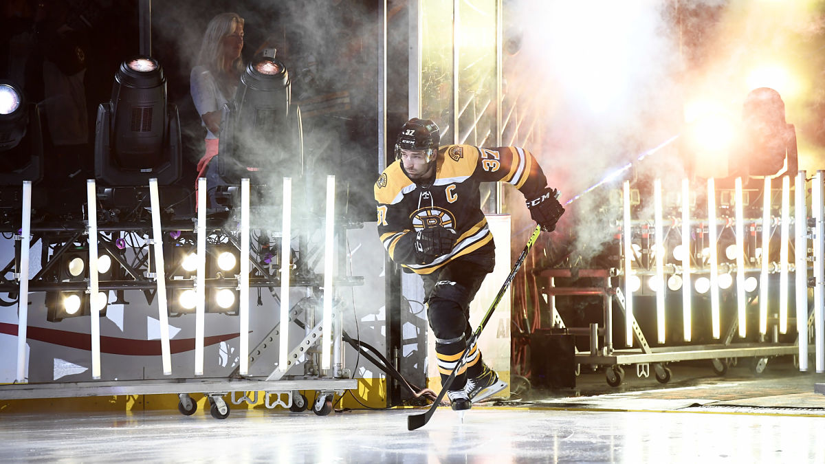 Boston Bruins center Patrice Bergeron