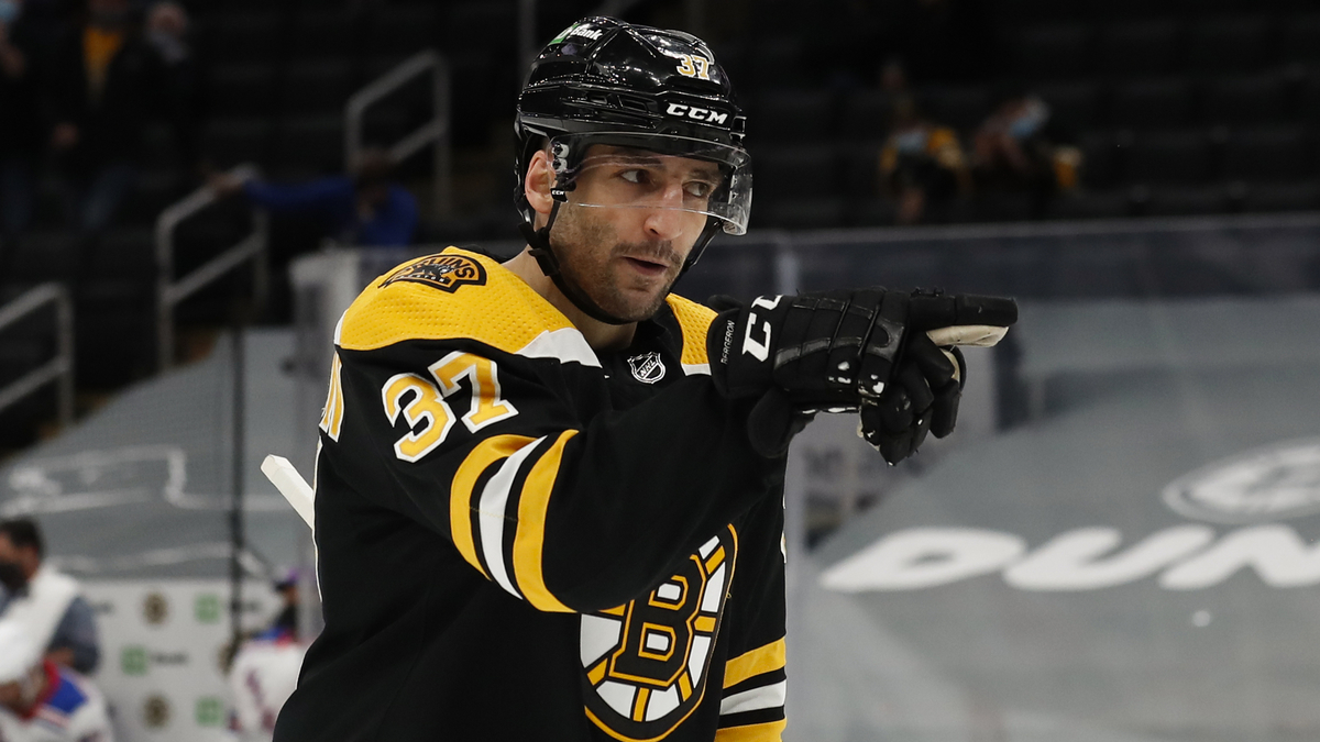 Boston Bruins center Patrice Bergeron