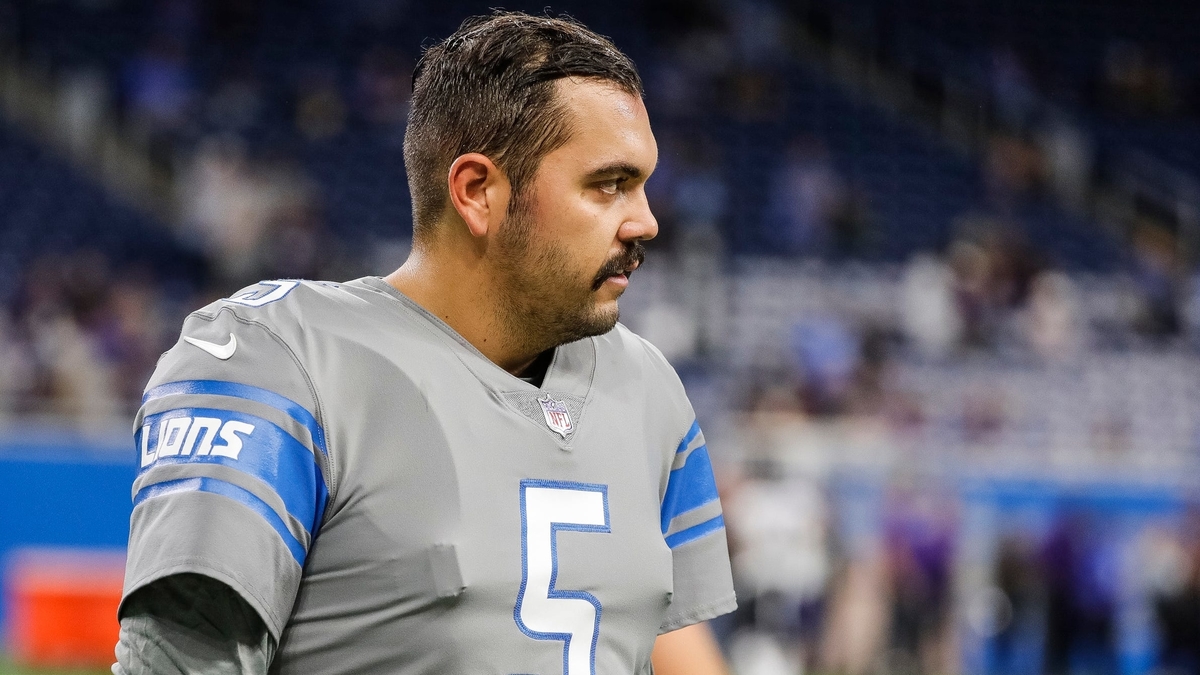 Detroit Lions kicker Ryan Santoso