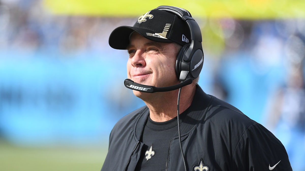 New Orleans Saints head coach Sean Payton