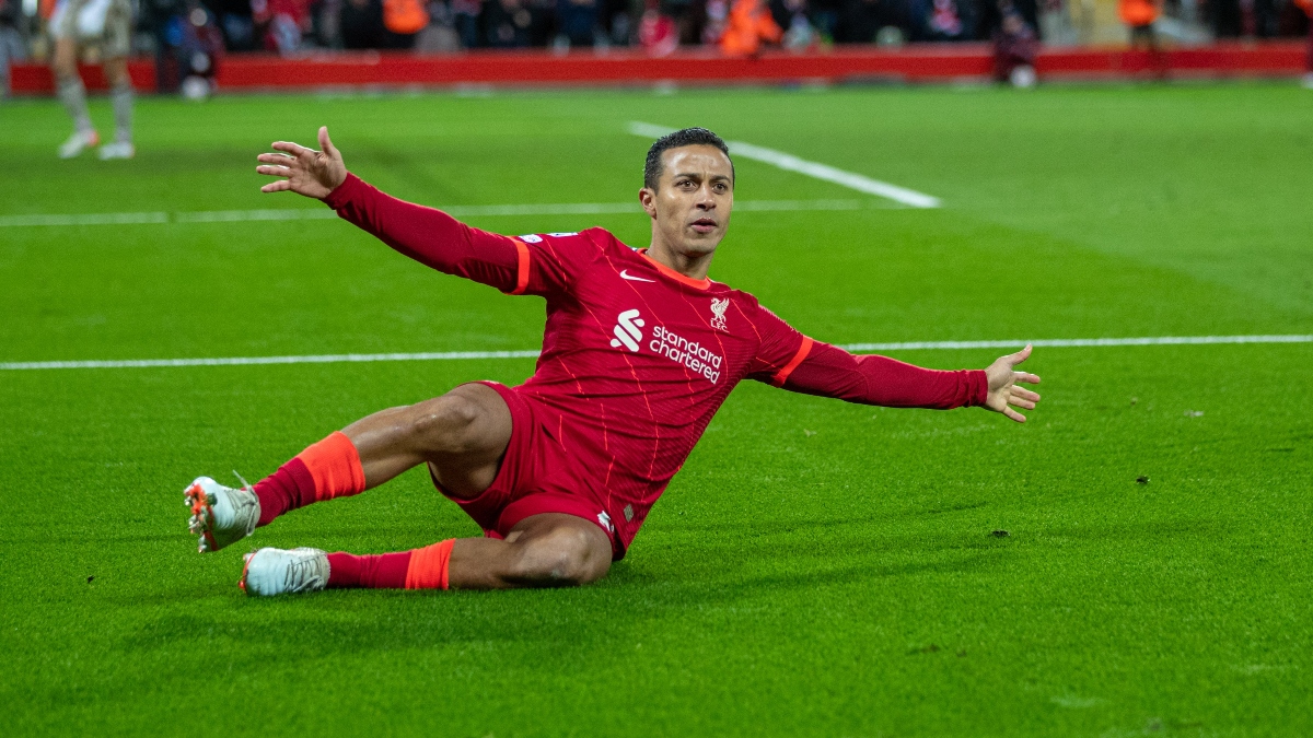 Liverpool midfielder Thiago
