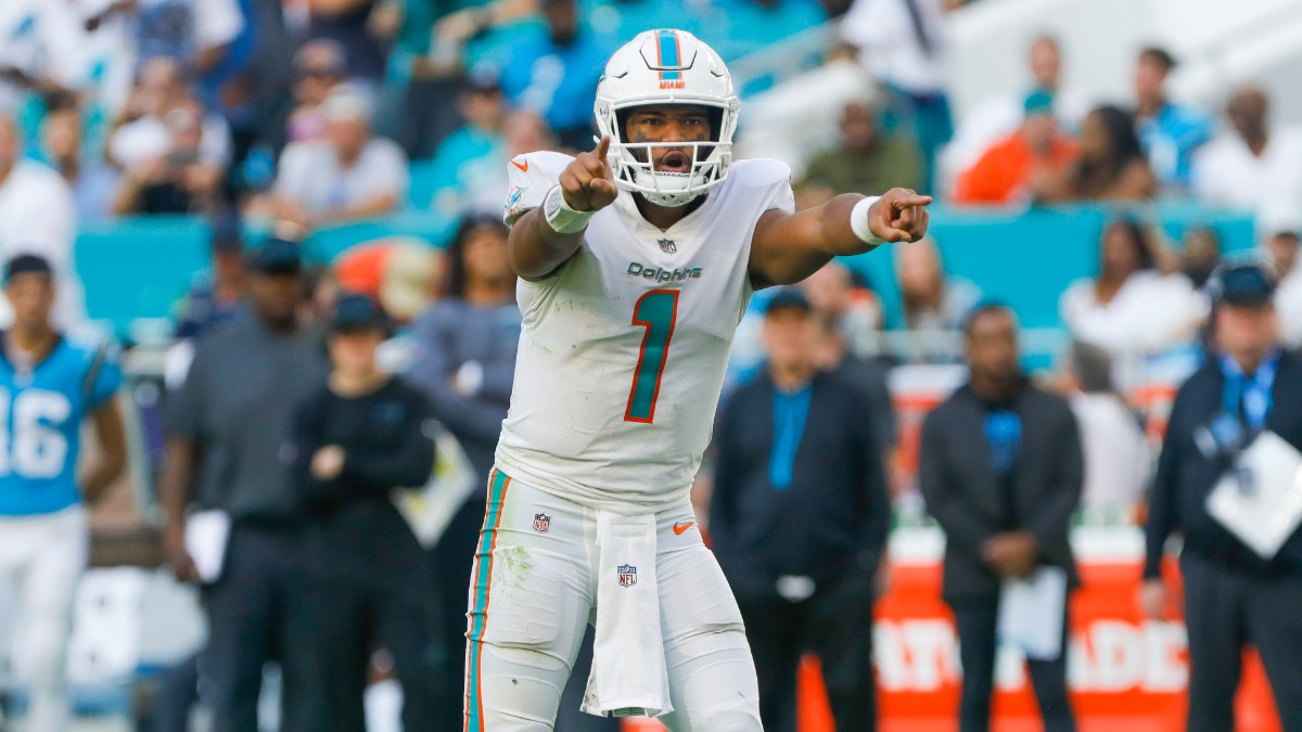 Miami Dolphins quarterback Tua Tagovailoa