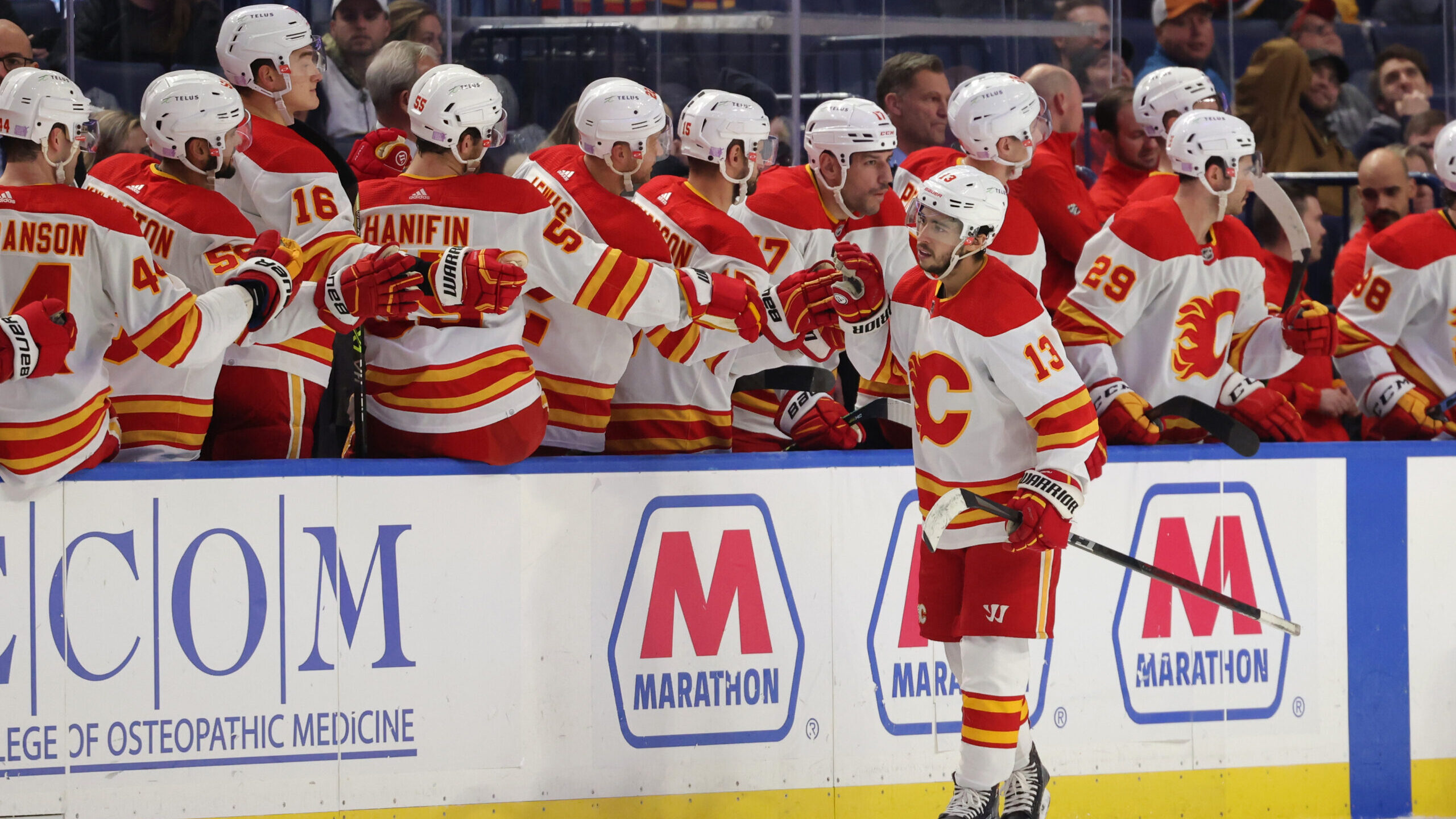 NHL: Calgary Flames at Buffalo Sabres