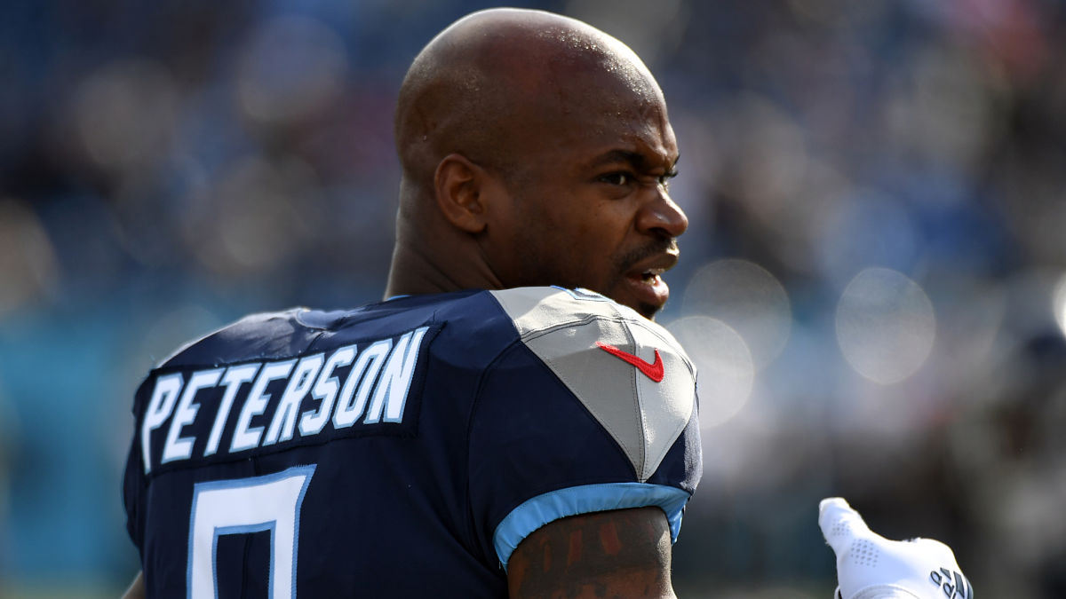 NFL running back Adrian Peterson