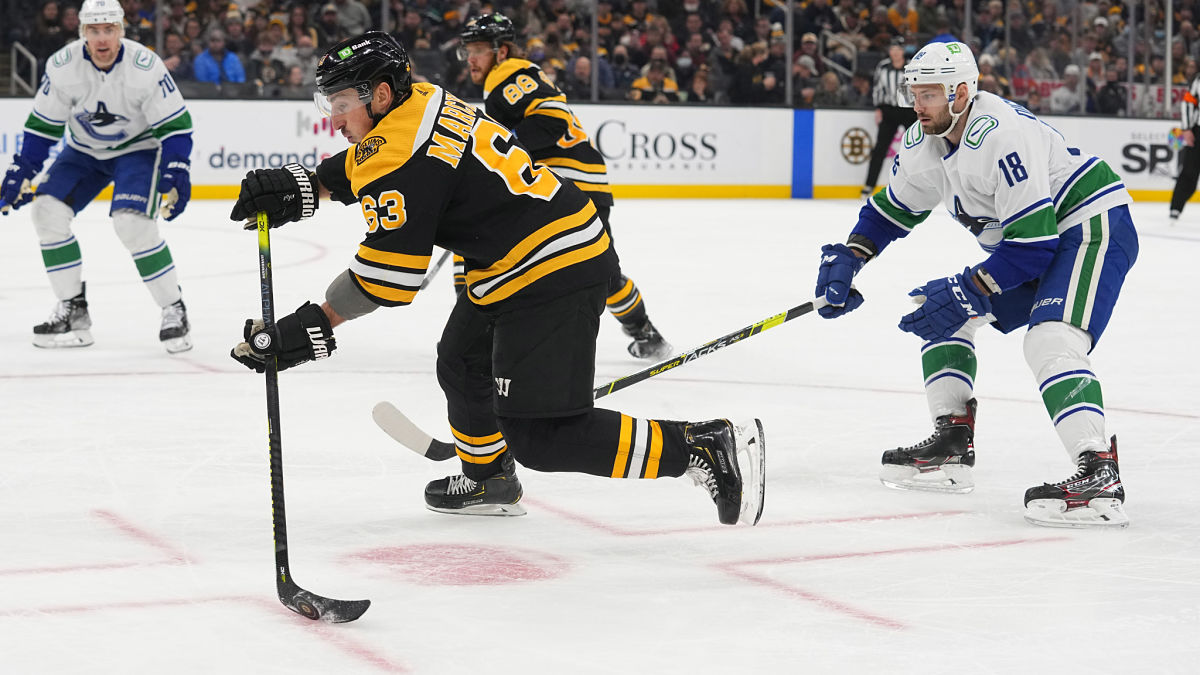 Boston Bruins forward Brad Marchand