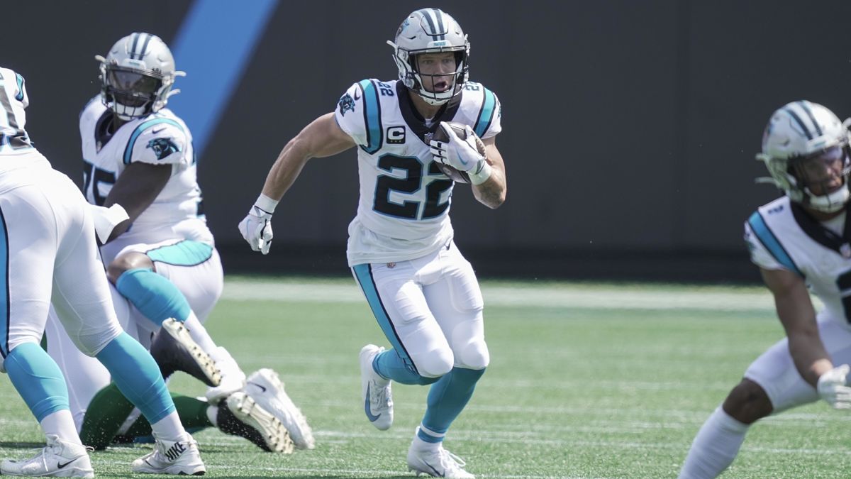 Carolina Panthers running back Christian McCaffrey