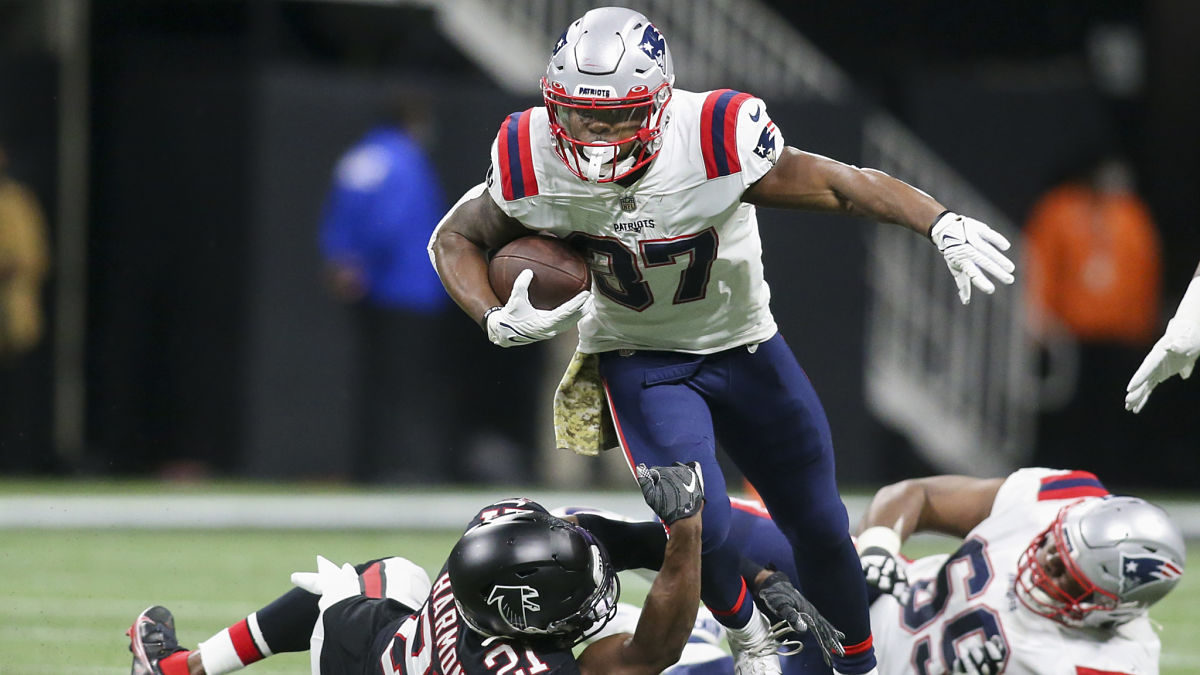 New England Patriots running back Damien Harris