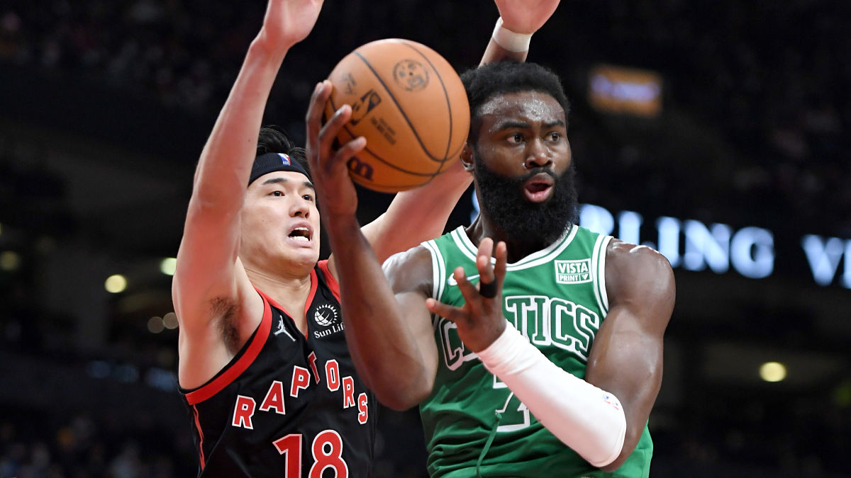 Boston Celtics guard Jaylen Brown