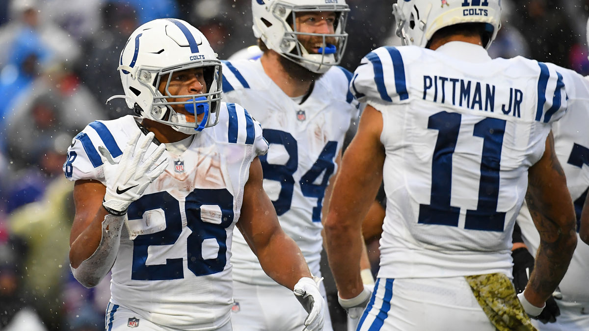 Indianapolis Colts running back Jonathan Taylor