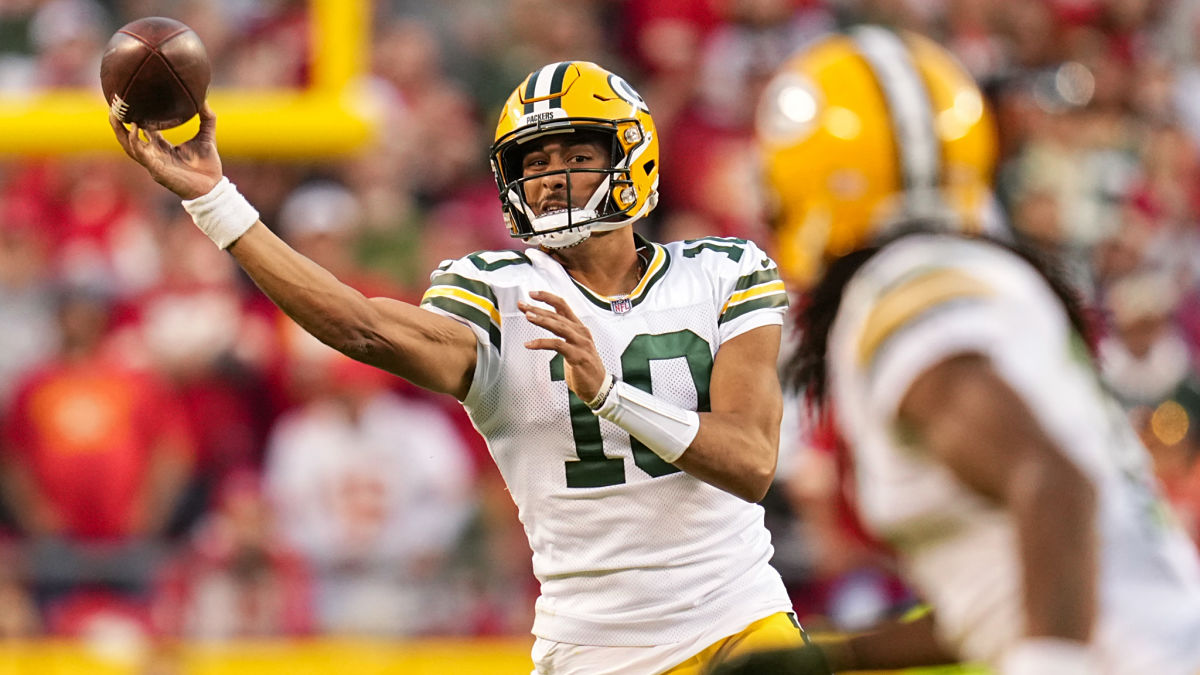Green Bay Packers quarterback Jordan Love