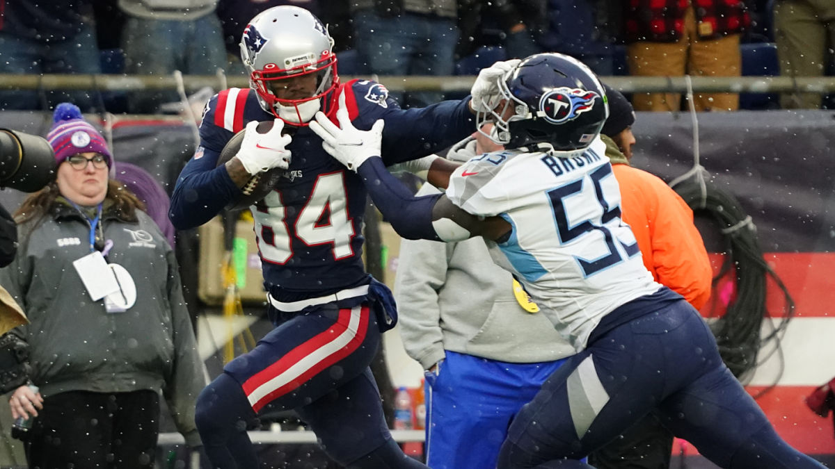 New England Patriots receiver Kendrick Bourne
