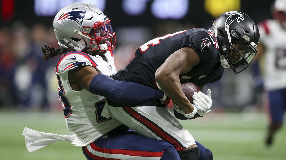 New England Patriots safety Kyle Dugger