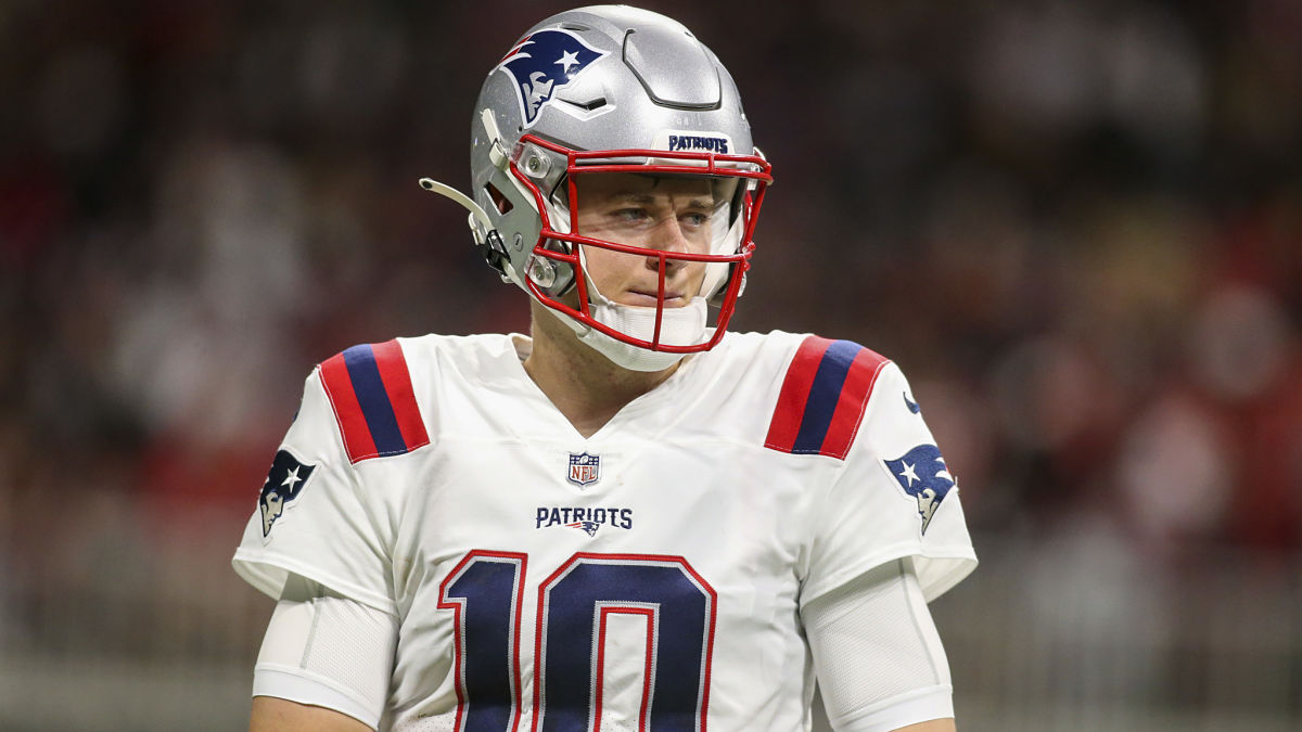 New England Patriots quarterback Mac Jones
