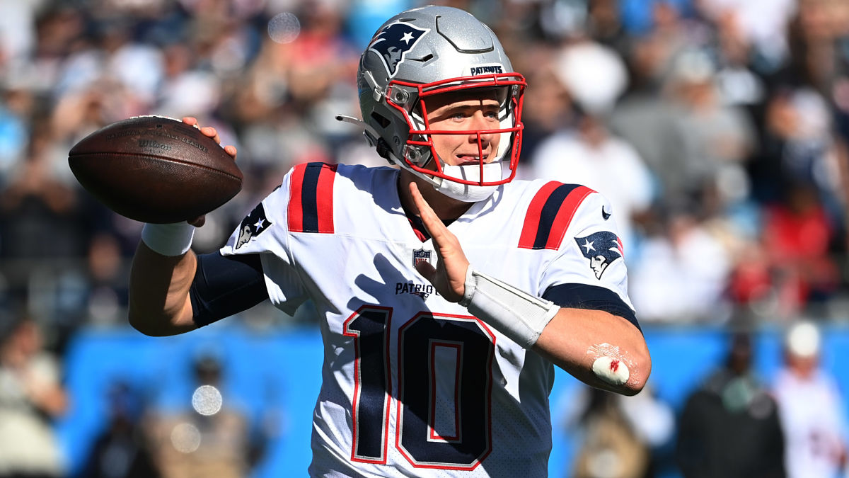New England Patriots quarterback Mac Jones