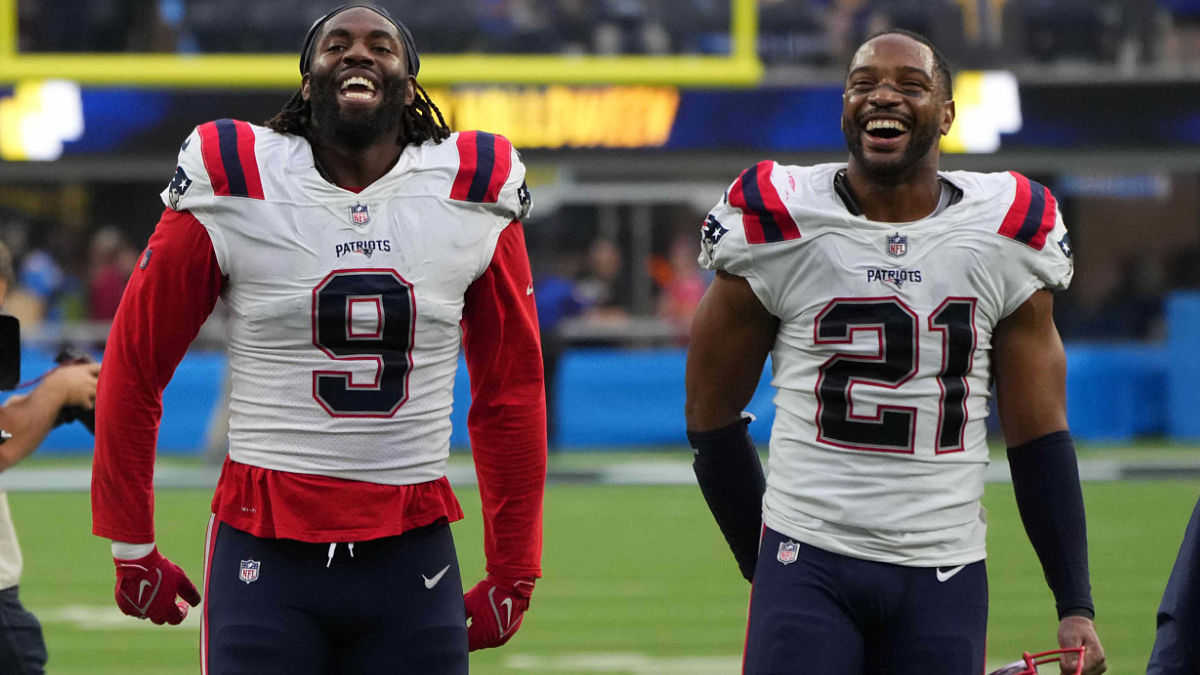 New England Patriots players Matthew Judon and Adrian Phillips