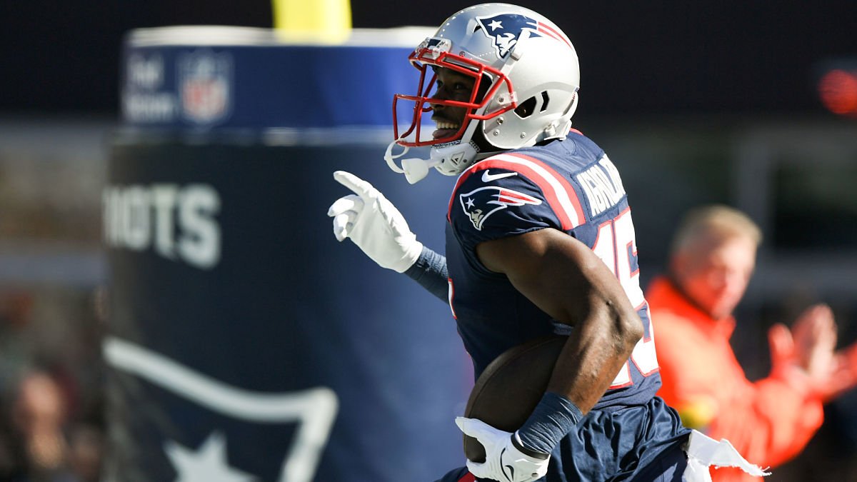 New England Patriots wide receiver Nelson Agholor