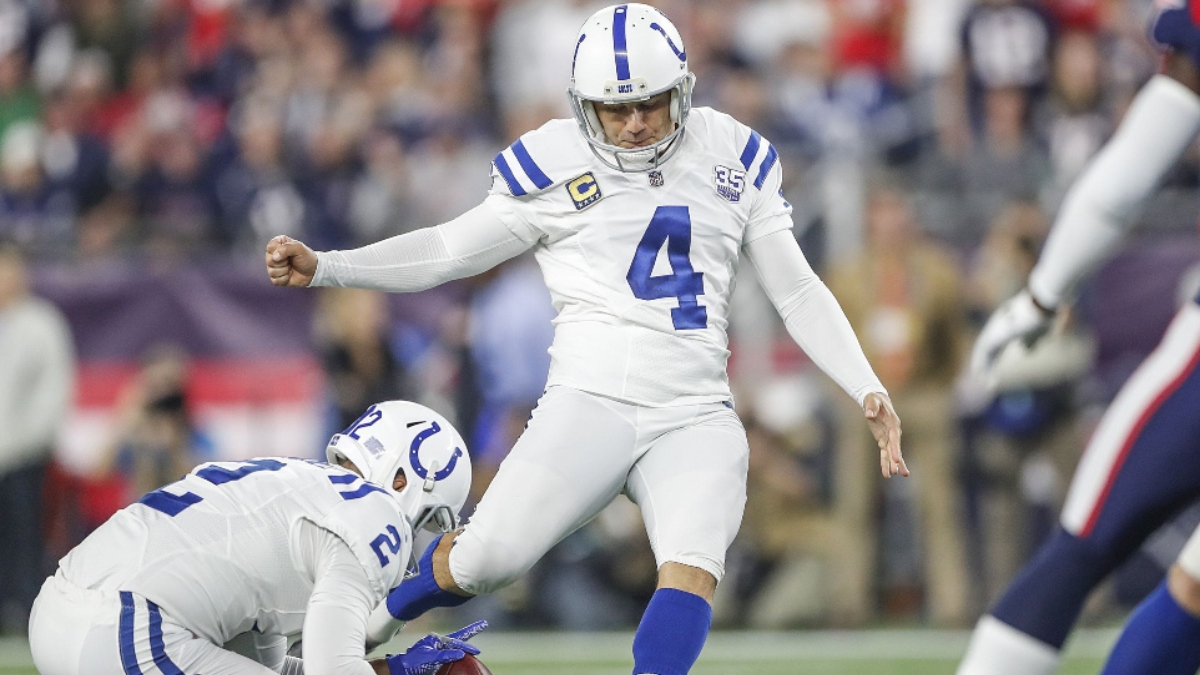 New England Patriots and Indianapolis Colts legend Adam Vinatieri