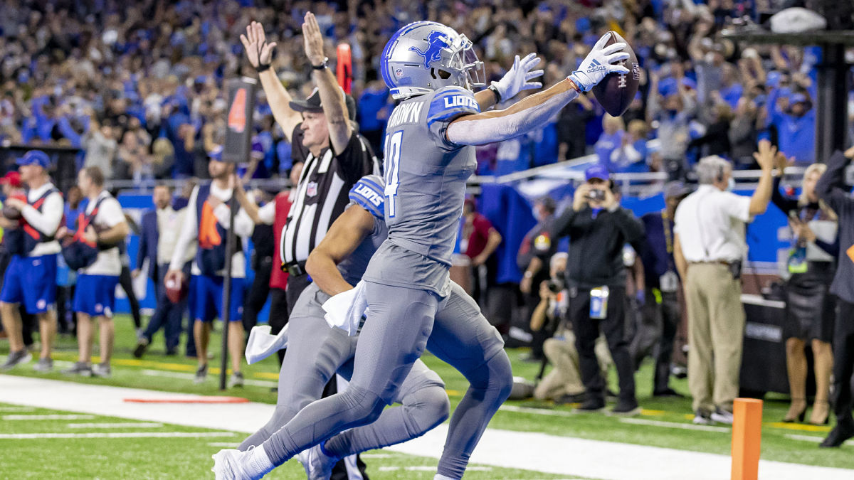 Detroit Lions wide receiver Amon-Ra St. Brown
