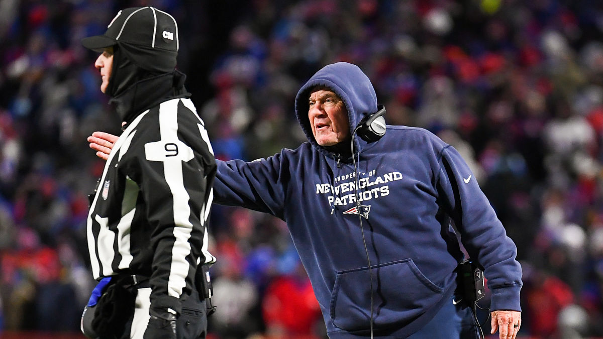New England Patriots head coach Bill Belichick
