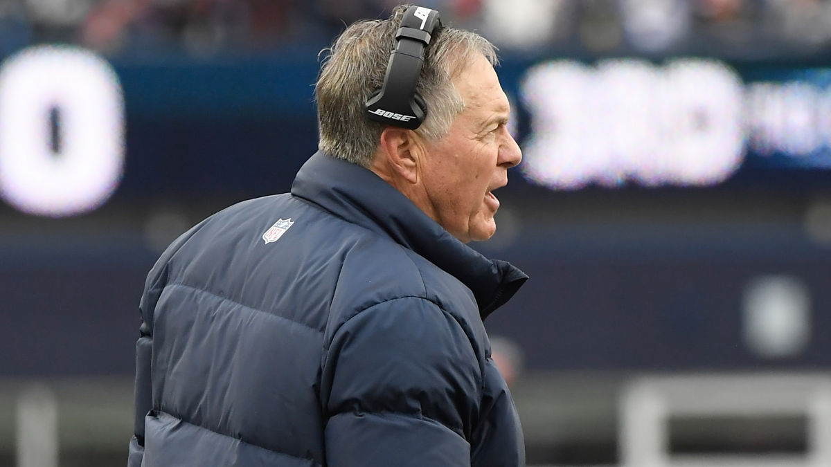 New England Patriots head coach Bill Belichick