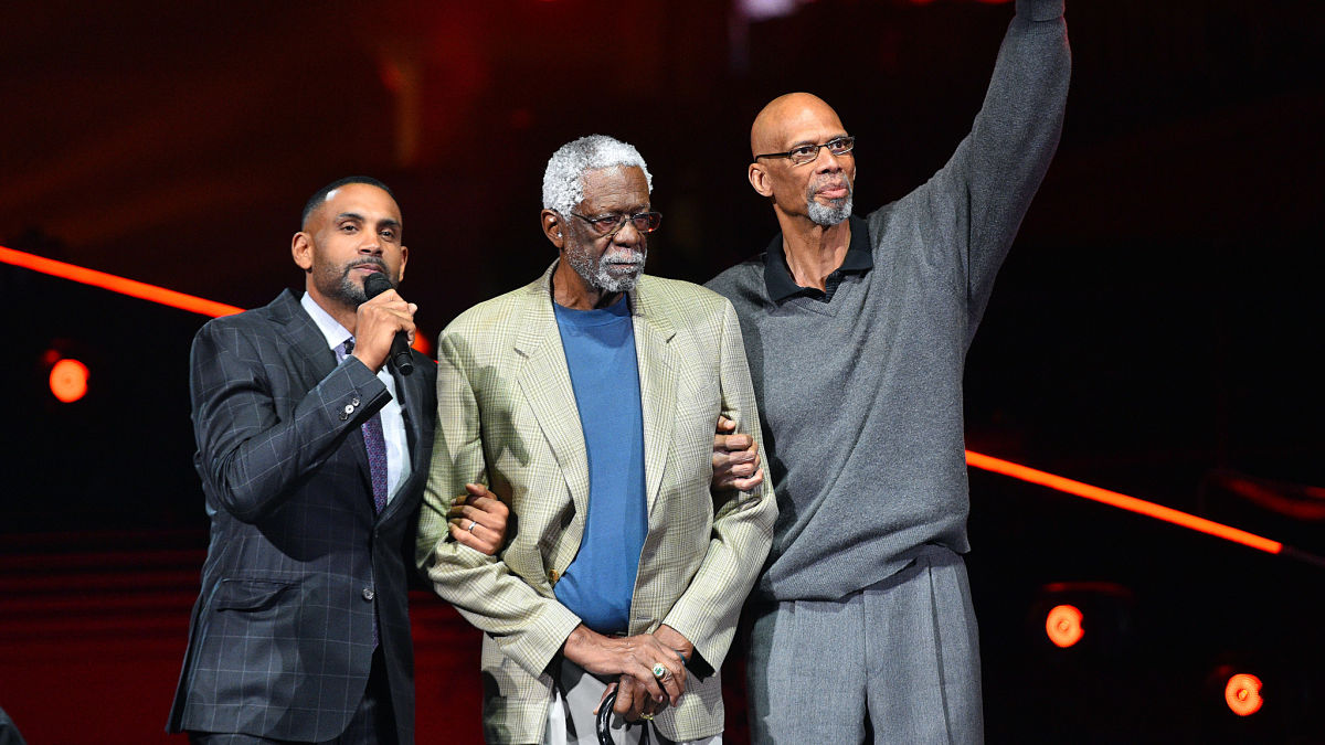 Former Boston Celtics player Bill Russell