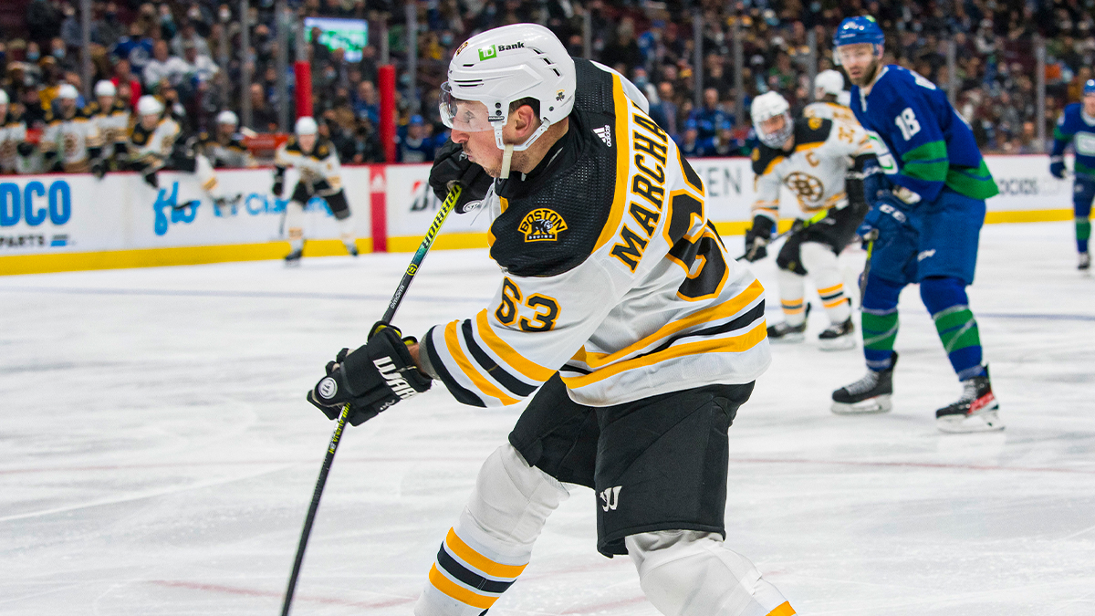 Boston Bruins winger Brad Marchand