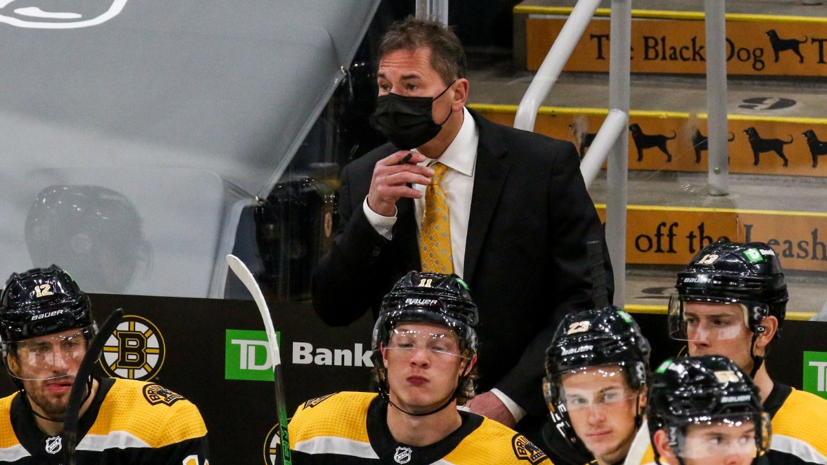 Boston Bruins head coach Bruce Cassidy