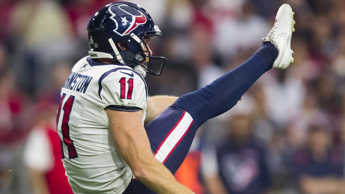 Houston Texans punter Cameron Johnston