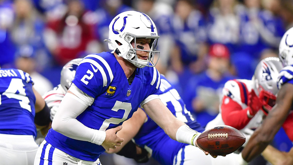 Indianapolis Colts quarterback Carson Wentz