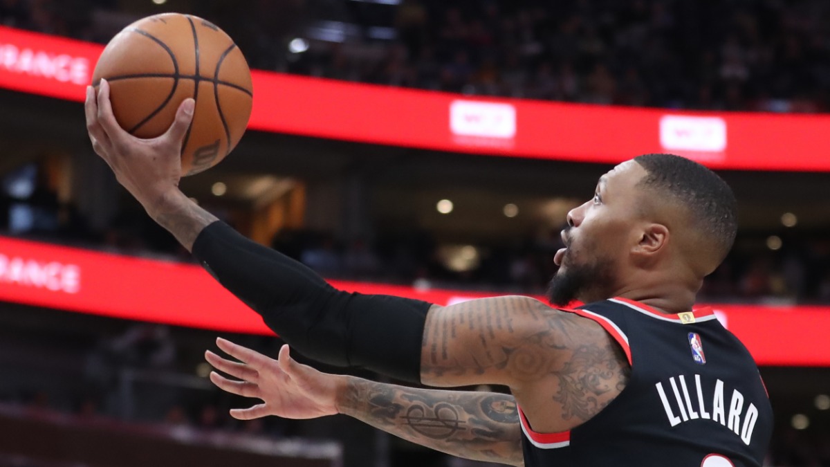 Portland Trailblazers guard Damian Lillard