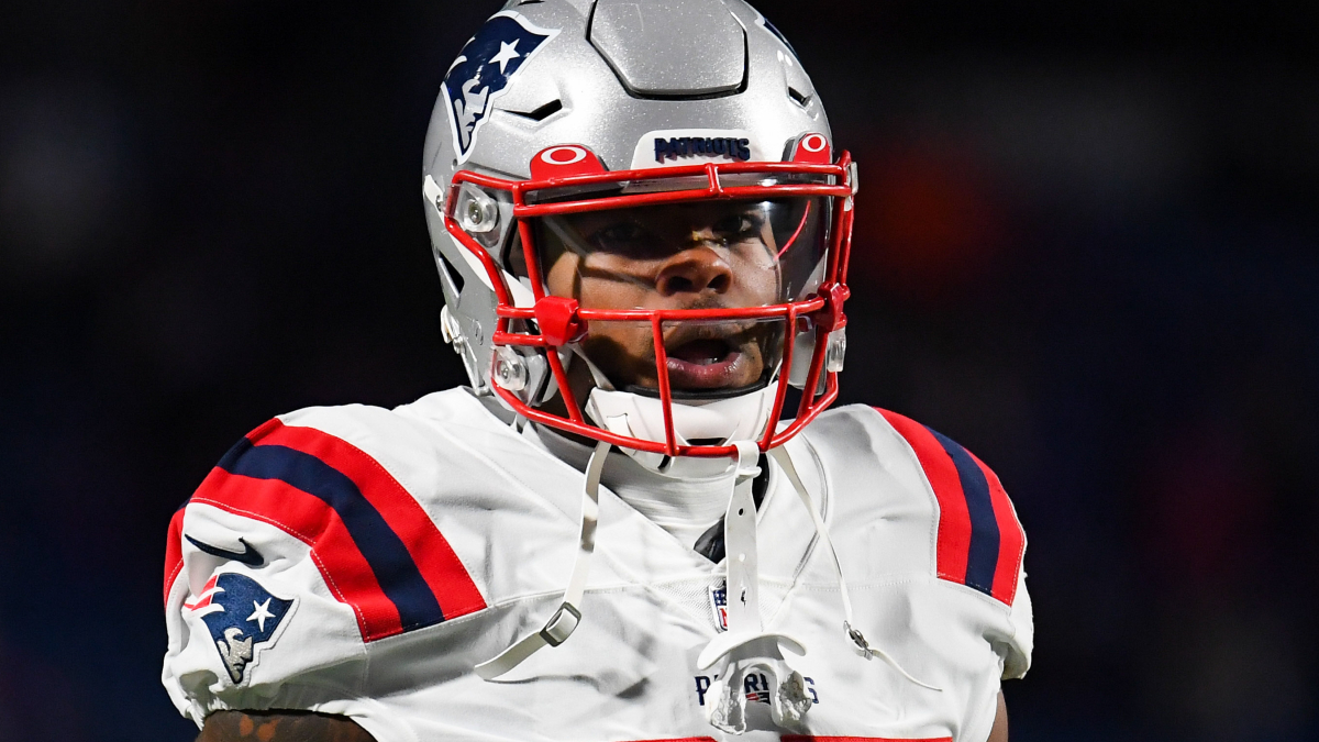 New England Patriots running back Damien Harris