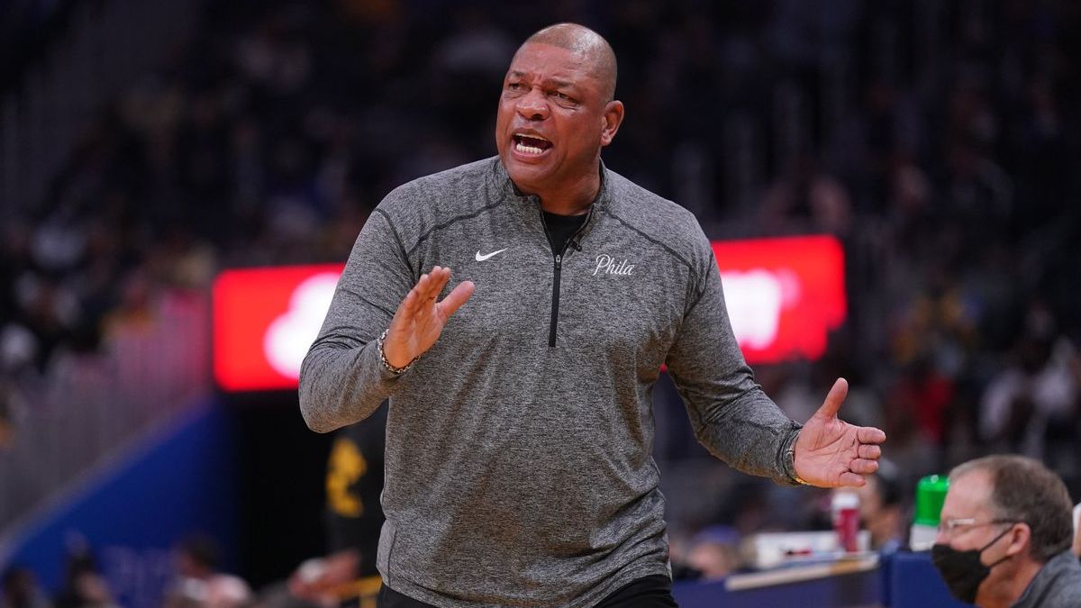 Philadelphia 76ers coach Doc Rivers