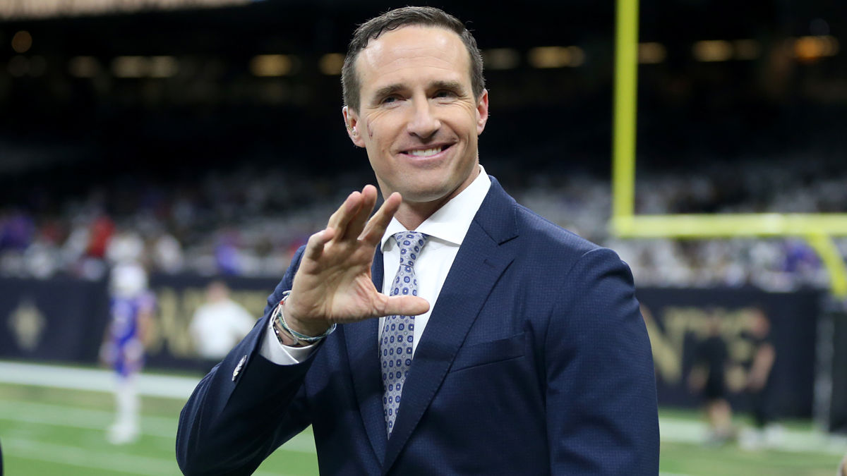 Former NFL quarterback Drew Brees