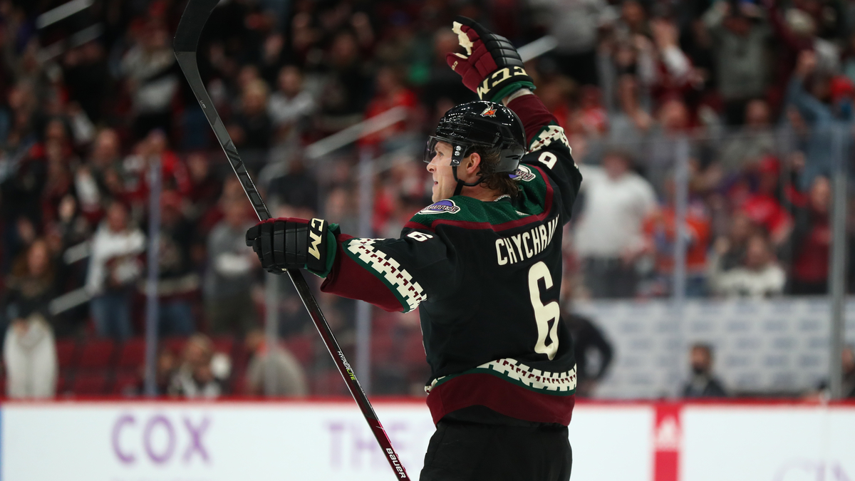 Arizona Coyotes defenseman Jakob Chychrun