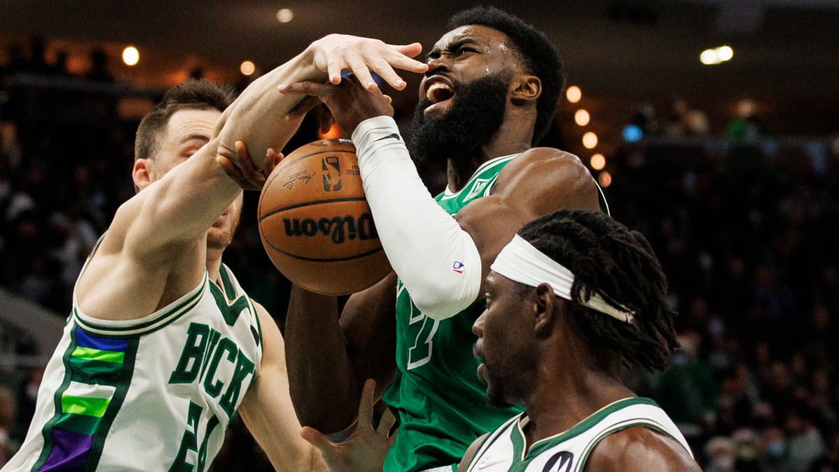Boston Celtics guard Jaylen Brown